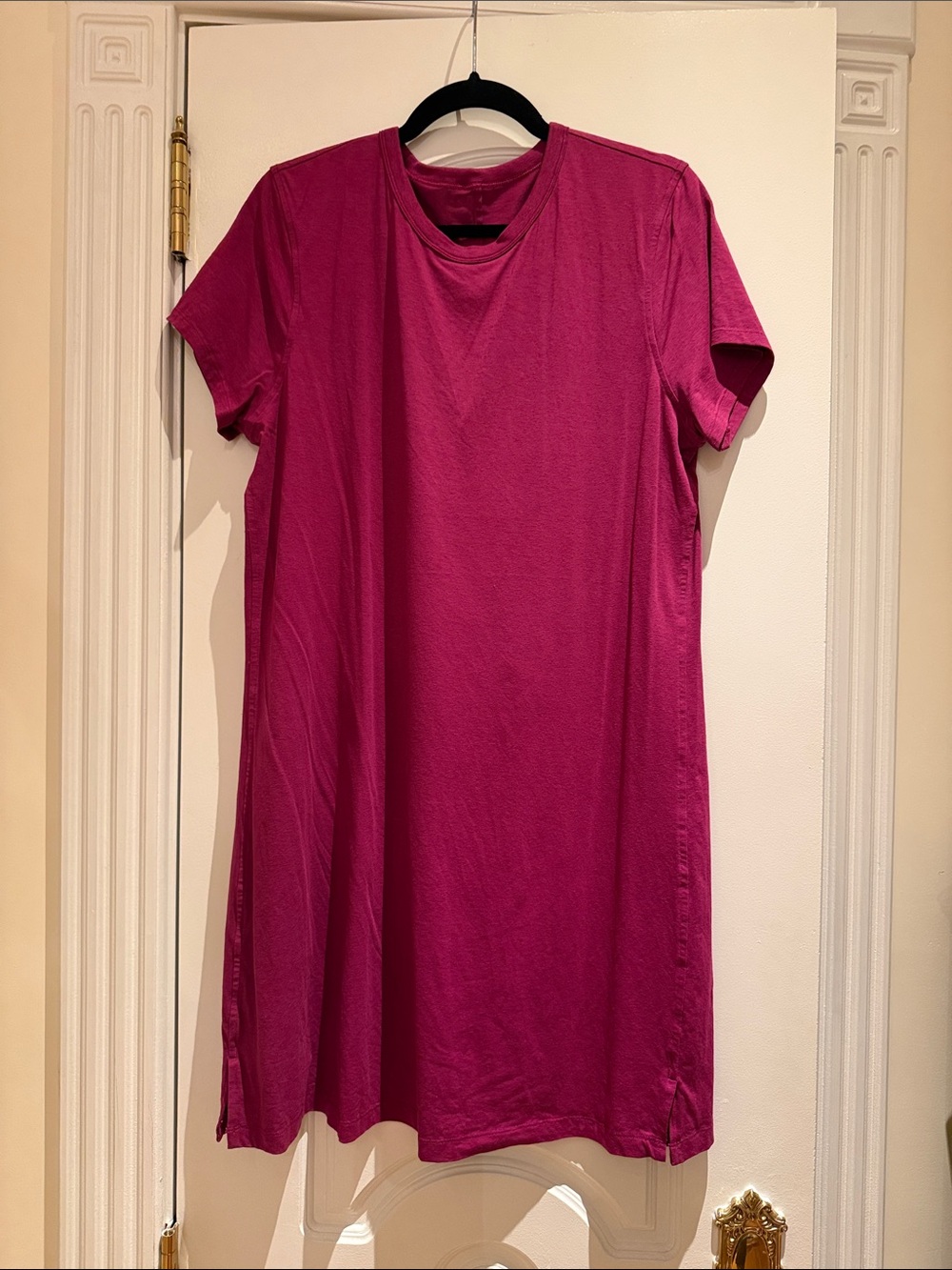 Magenta Short Sleeve T-Shirt Dress lululemon